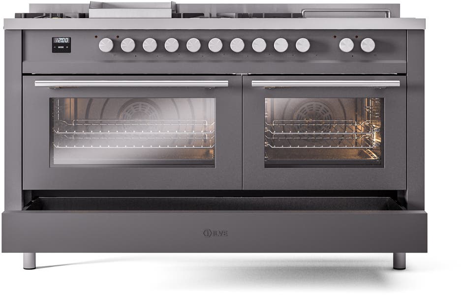 Ilve UP60FSWMPMGLP Graphite Matte With Satin Trim, Lp