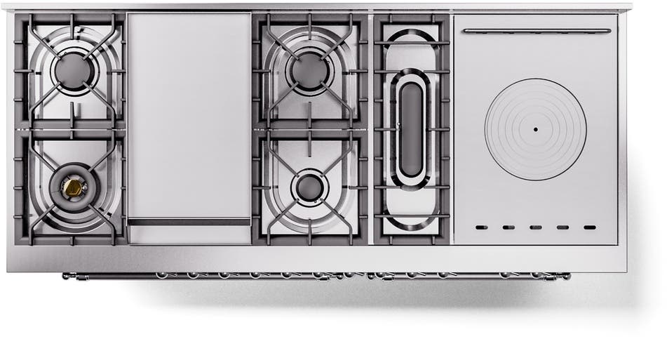Ilve UP60FSNMPBGCLP Blue Grey With Chrome Trim, Lp