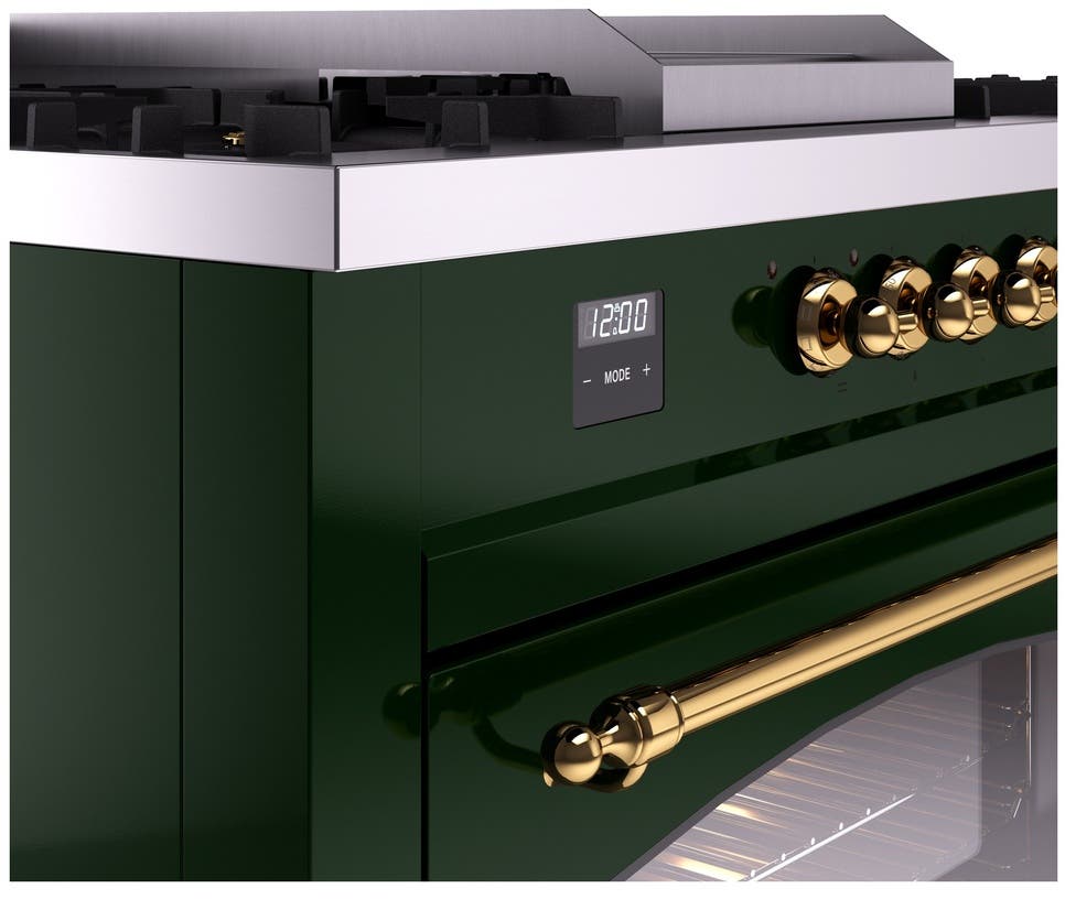 Ilve UP60FSNMPEGGLP Emerald Green With Brass Trim, Lp