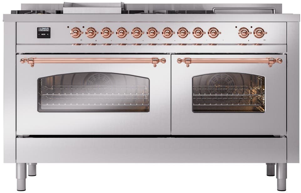 Ilve UP60FSNMPSSPLP Stainless Steel With Copper Trim, Lp
