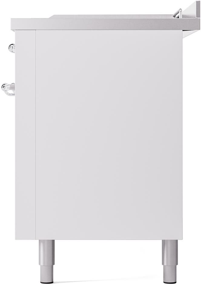 Ilve UP60FSNMPWHCLP White With Chrome Trim, Lp