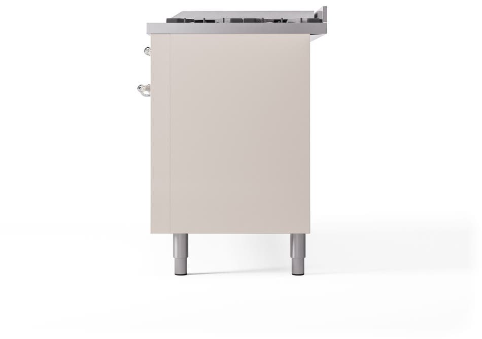 Ilve UP60FNMPAWCLP Antique White With Chrome Trim, Lp