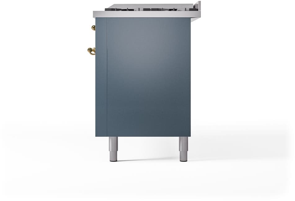 Ilve UP60FNMPBGGLP Blue Grey With Brass Trim, Lp