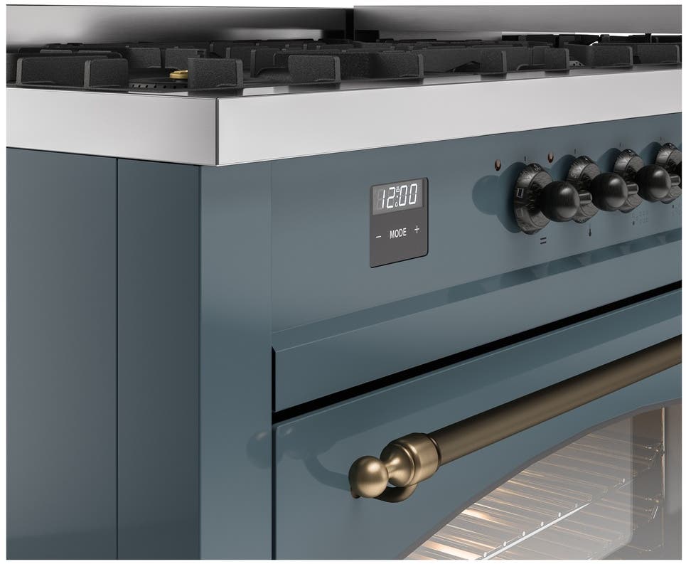 Ilve UP60FNMPBGBLP Blue Grey With Bronze Trim, Lp