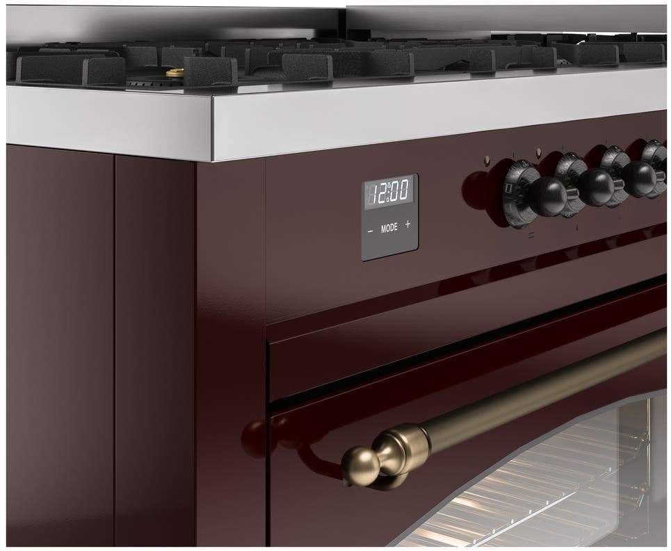 Ilve UP60FNMPBUBLP Burgundy With Bronze Trim, Lp