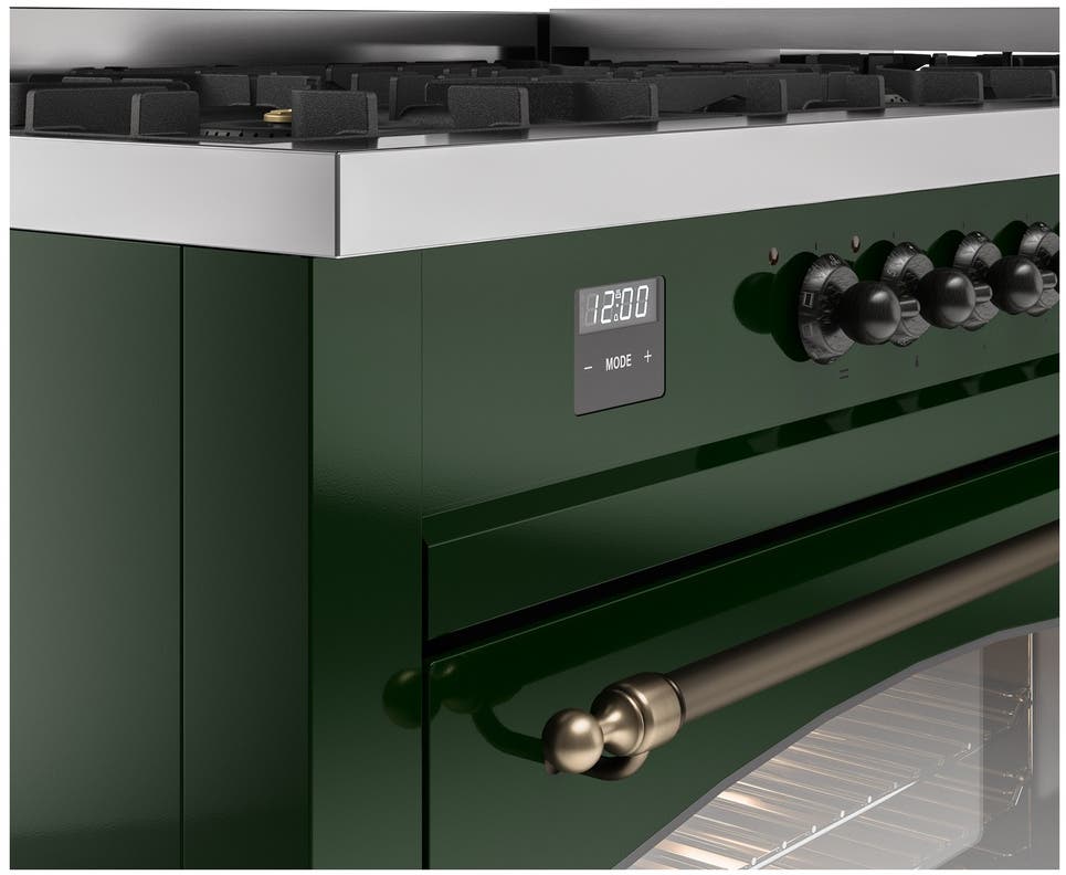 Ilve UP60FNMPEGBLP Emerald Green With Bronze Trim, Lp