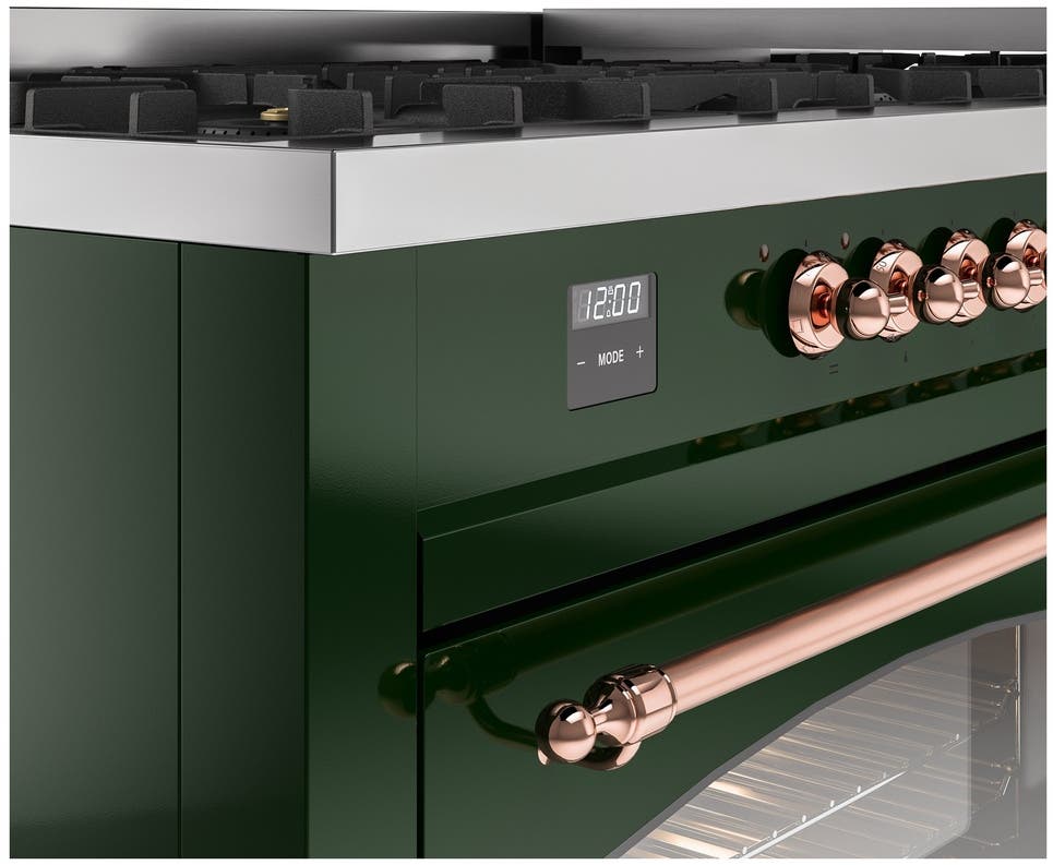 Ilve UP60FNMPEGPLP Emerald Green With Copper Trim, Lp
