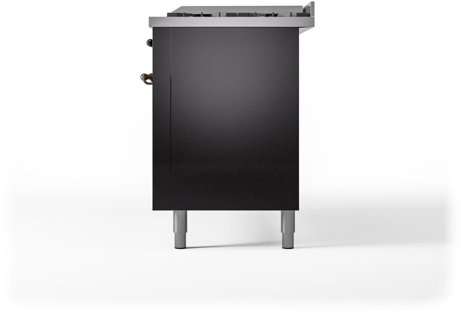 Ilve UP60FNMPBKBLP Glossy Black With Bronze Trim, Lp