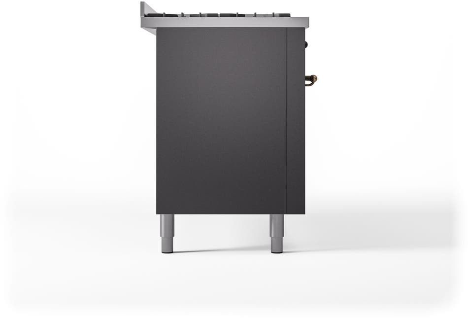 Ilve UP60FNMPMGBLP Graphite Matte With Bronze Trim, Lp