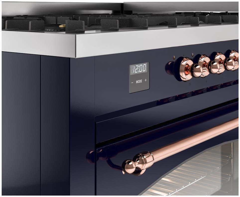 Ilve UP60FNMPMBPLP Midnight Blue With Copper Trim, Lp