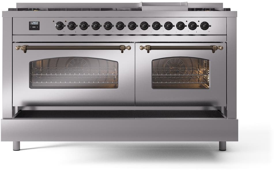 Ilve UP60FNMPSSBLP Stainless Steel With Bronze Trim, Lp
