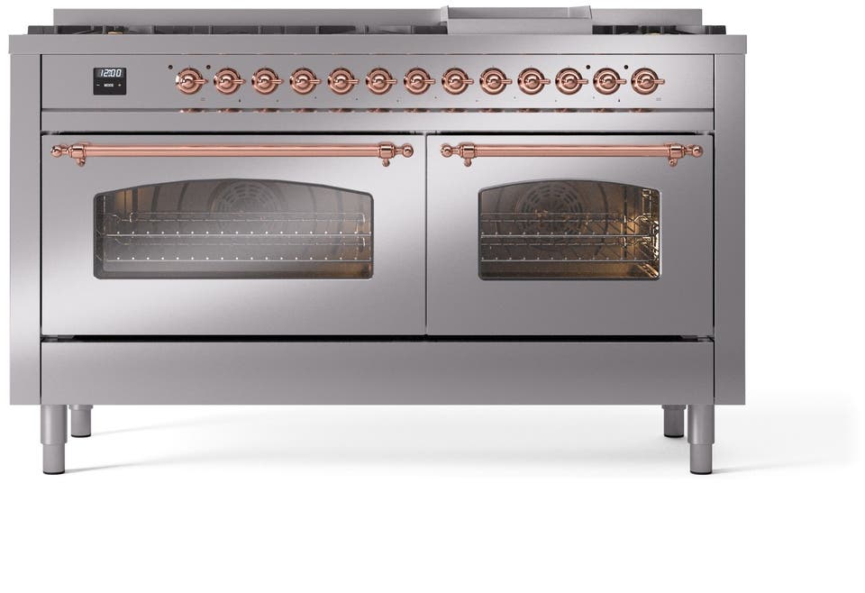 Ilve UP60FNMPSSPLP Stainless Steel With Copper Trim, Lp