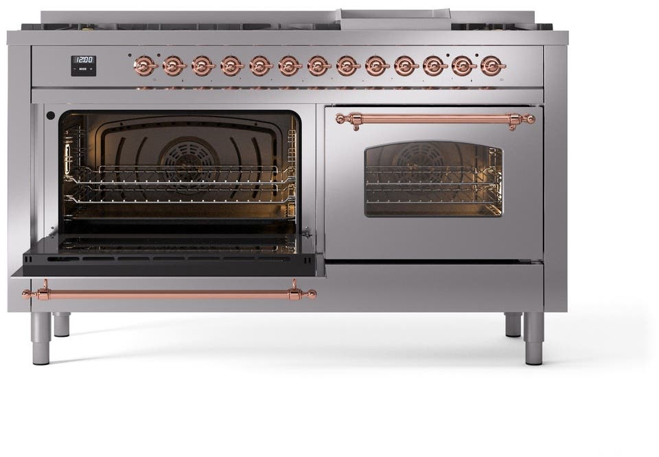 Ilve UP60FNMPSSPLP Stainless Steel With Copper Trim, Lp
