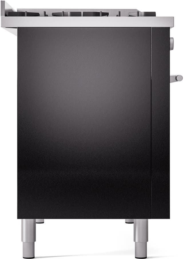 Ilve UP48FWMPBKLP Glossy Black With Satin Trim, Lp