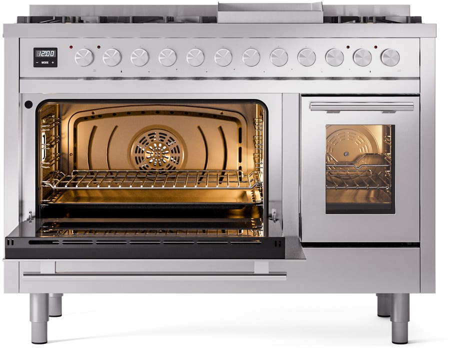 Ilve UP48FWMPSSLP Stainless Steel With Satin Trim, Lp