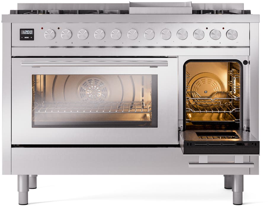 Ilve UP48FWMPSSLP Stainless Steel With Satin Trim, Lp