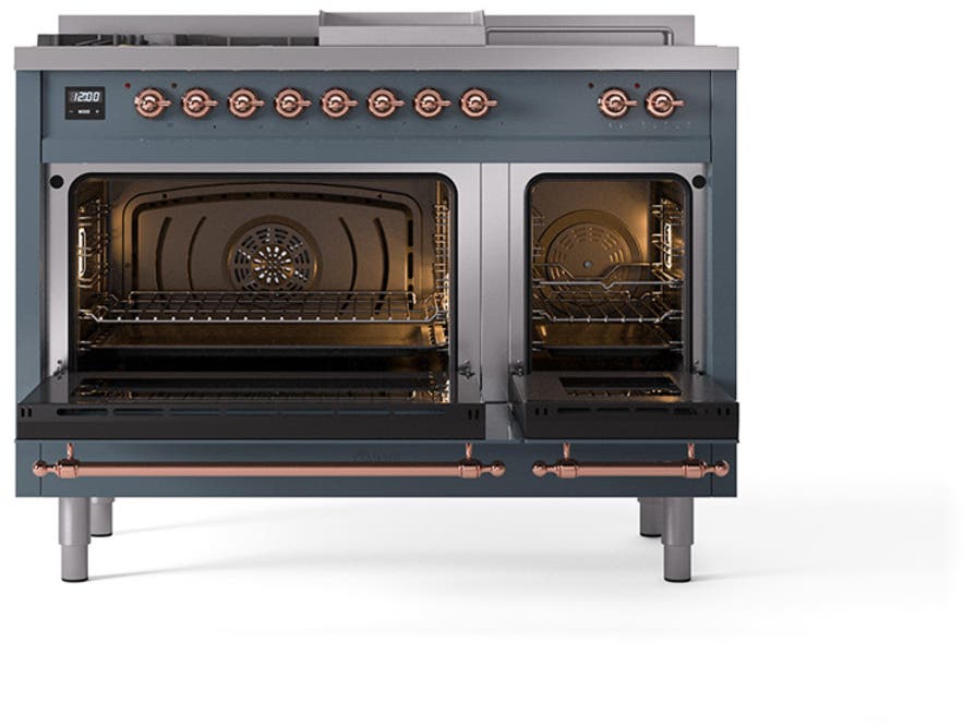 Ilve UP48FSQNMPBGP Blue Grey With Copper Trim