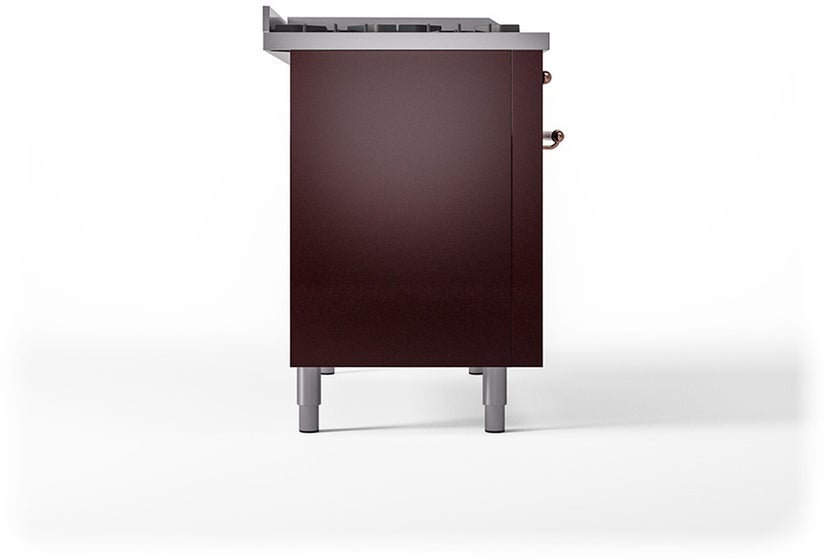 Ilve UP48FSQNMPBUP Nostalgie 48 Inch Dual Fuel Range with 5 Sealed Bu...