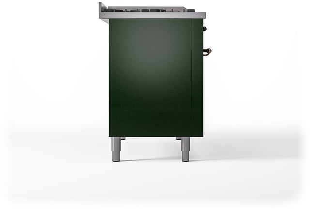 Ilve UP48FSQNMPEGB Nostalgie 48 Inch Dual Fuel Range with 5 Sealed Bu...