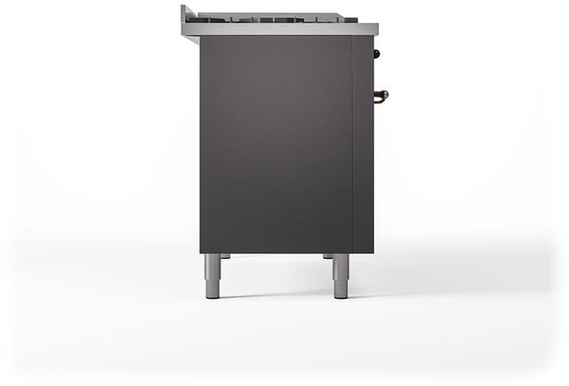 Ilve UP48FSQNMPMGBLP Nostalgie 48 Inch Dual Fuel Range with 5 Sealed Bu...