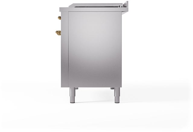 Ilve UP48FSQNMPSSG Nostalgie 48 Inch Dual Fuel Range with 5 Sealed Bu...