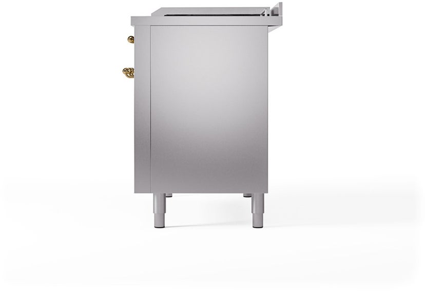 Ilve UP48FSQNMPSSG Nostalgie 48 Inch Dual Fuel Range with 5 Sealed Bu...