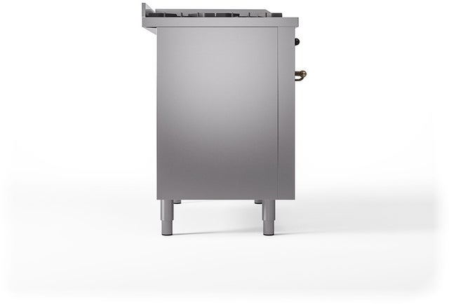 Ilve UP48FSQNMPSSBLP Nostalgie 48 Inch Dual Fuel Range with 5 Sealed Bu...