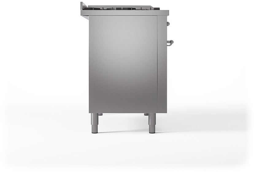 Ilve UP48FSQNMPSSC Nostalgie 48 Inch Dual Fuel Range with 5 Sealed Bu...