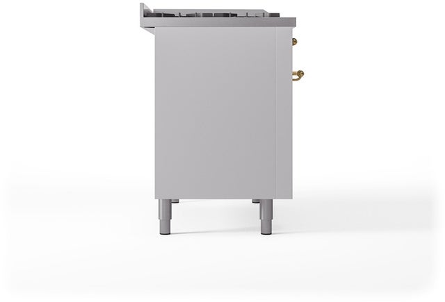 Ilve UP48FSQNMPWHG Nostalgie 48 Inch Dual Fuel Range with 5 Sealed Bu...