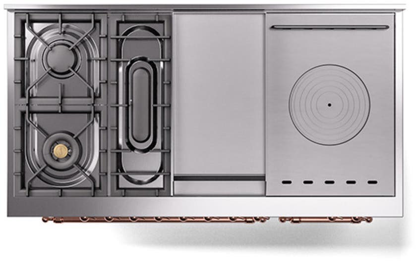 Ilve UP48FSQNMPWHP White With Copper Trim