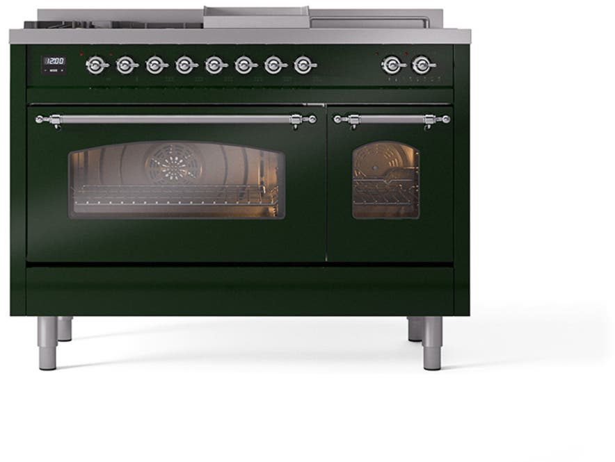 Ilve UP48FSNMPEGCLP Emerald Green With Chrome Trim, Lp