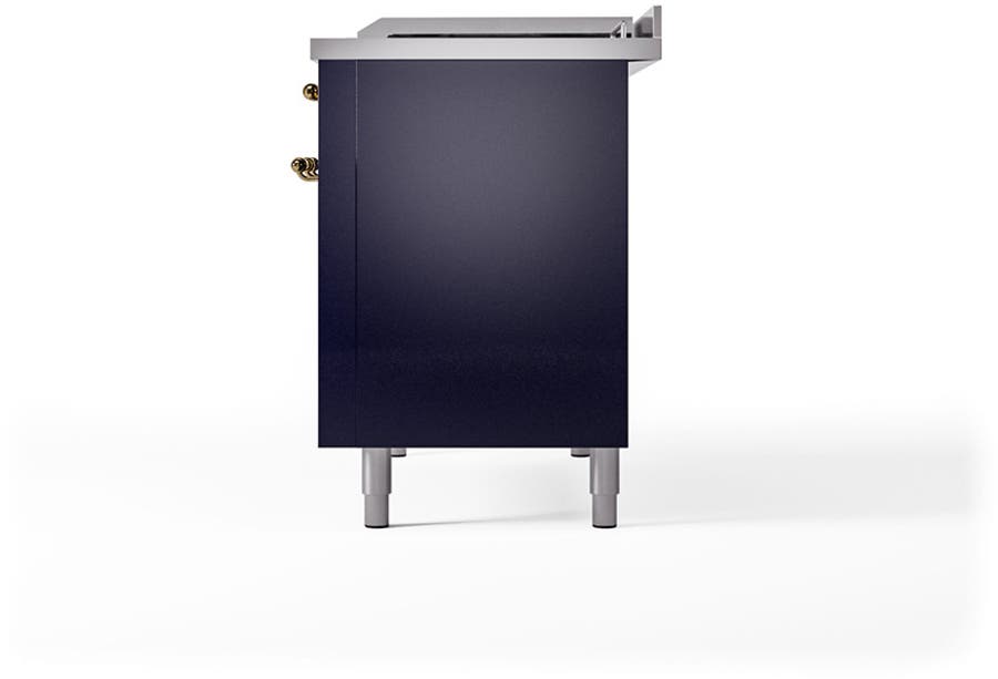 Ilve UP48FSNMPMBGLP Midnight Blue With Brass Trim, Lp