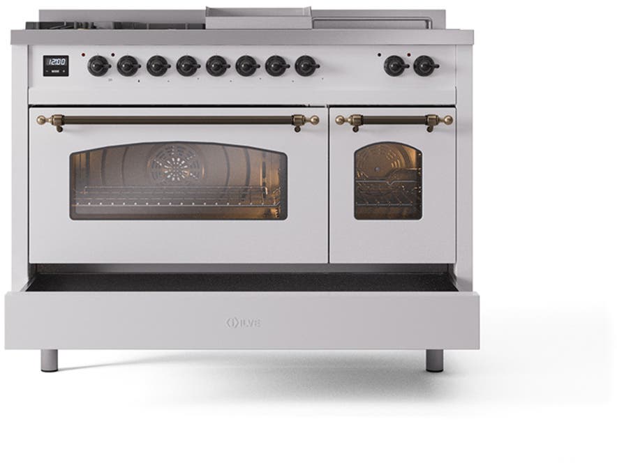 Ilve UP48FSNMPWHBLP White With Bronze Trim, Lp