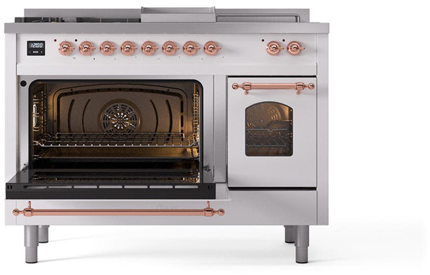 Ilve UP48FSNMPWHPLP White With Copper Trim, Lp