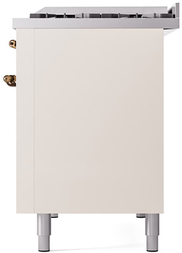 Ilve UP48FQNMPAWBLP Antique White With Bronze Trim, Lp