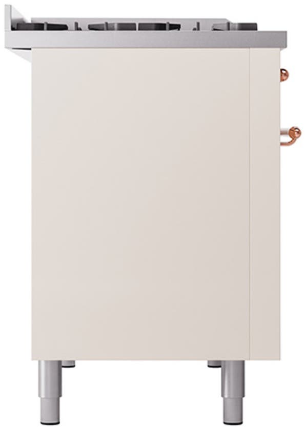 Ilve UP48FQNMPAWPLP Antique White With Copper Trim, Lp
