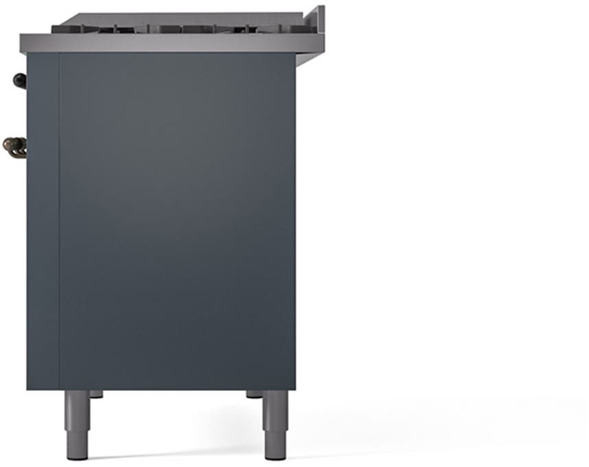 Ilve UP48FQNMPBGB Blue Grey With Bronze Trim