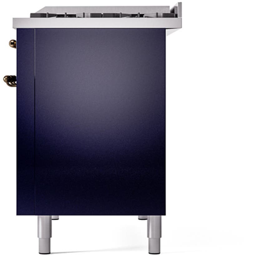 Ilve UP48FQNMPMBBLP Midnight Blue With Bronze Trim, Lp