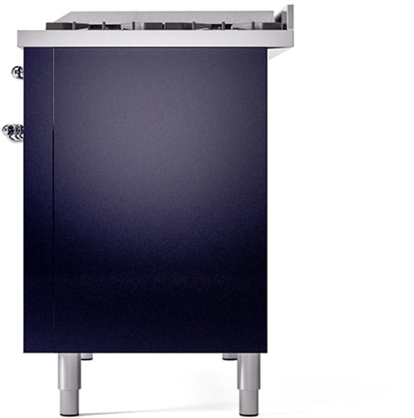 Ilve UP48FQNMPMBCLP Midnight Blue With Chrome Trim, Lp