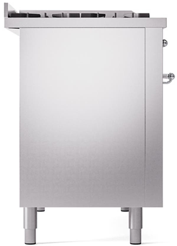 Ilve UP48FQNMPSSC Stainless Steel With Chrome Trim