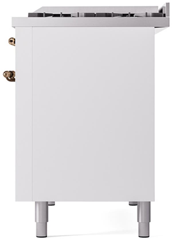 Ilve UP48FQNMPWHB White With Bronze Trim