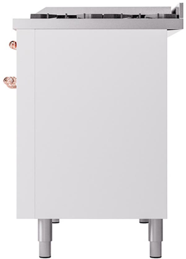 Ilve UP48FQNMPWHPLP White With Copper Trim, Lp