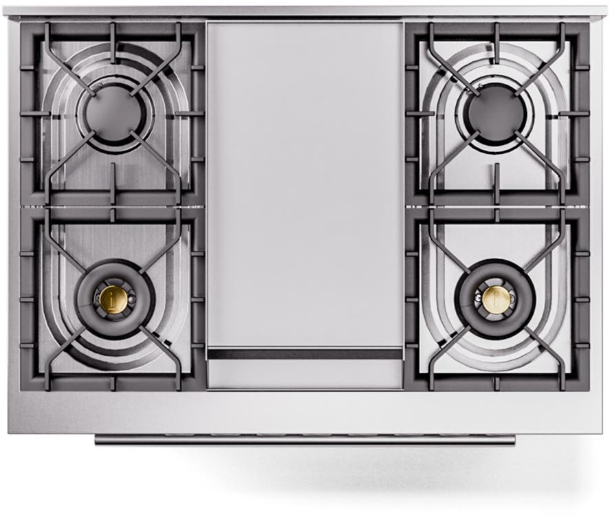 Ilve UP36FWMPWHLP White With Satin Trim, Lp