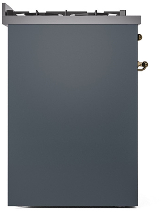 Ilve UP30NMPBGGLP Blue Grey With Brass Trim, Lp