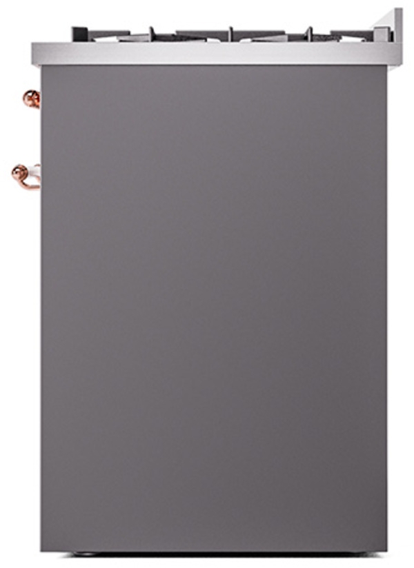 Ilve UP30NMPMGPLP Graphite Matte With Copper Trim, Lp