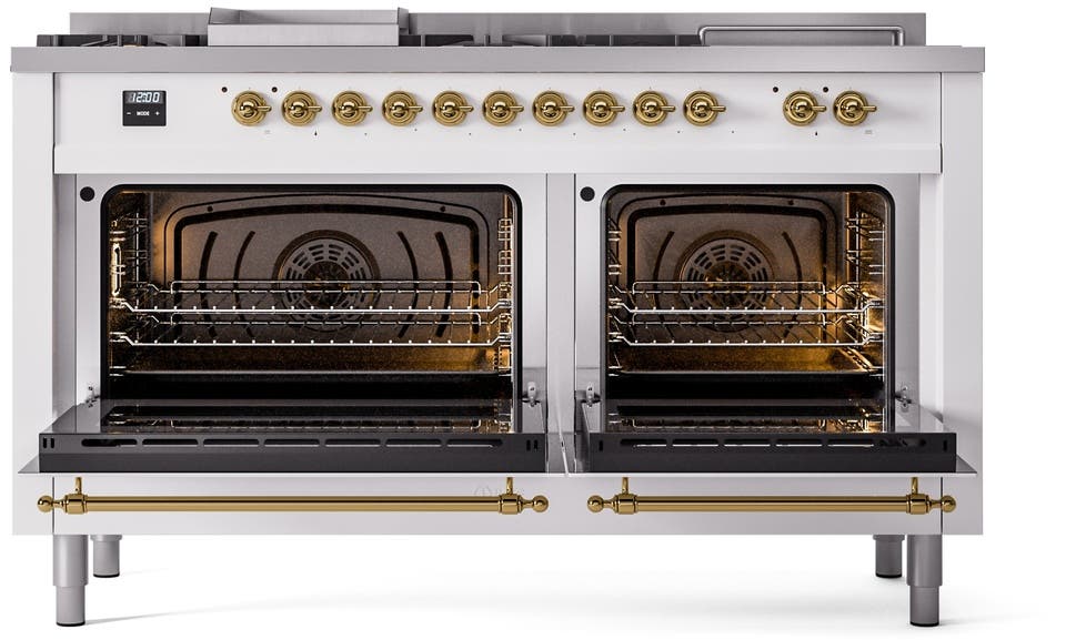 Ilve UP60FSNMPWHG White Brass
