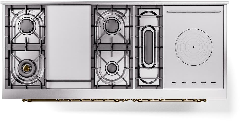 Ilve UP60FSNMPWHG White Brass