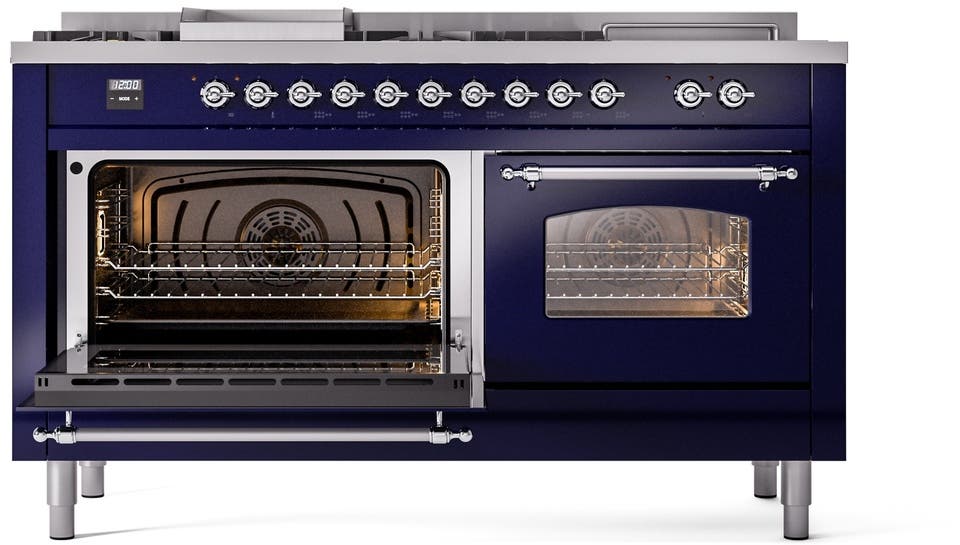Ilve UP60FSNMPMBC Midnight Blue Chrome