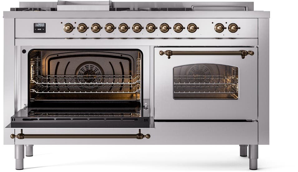 Ilve UP60FSNMPSSB Stainless Steel Burnt