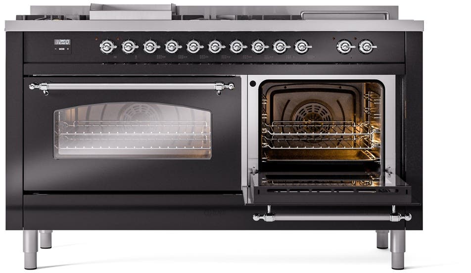 Ilve UP60FSNMPBKC Black Chrome